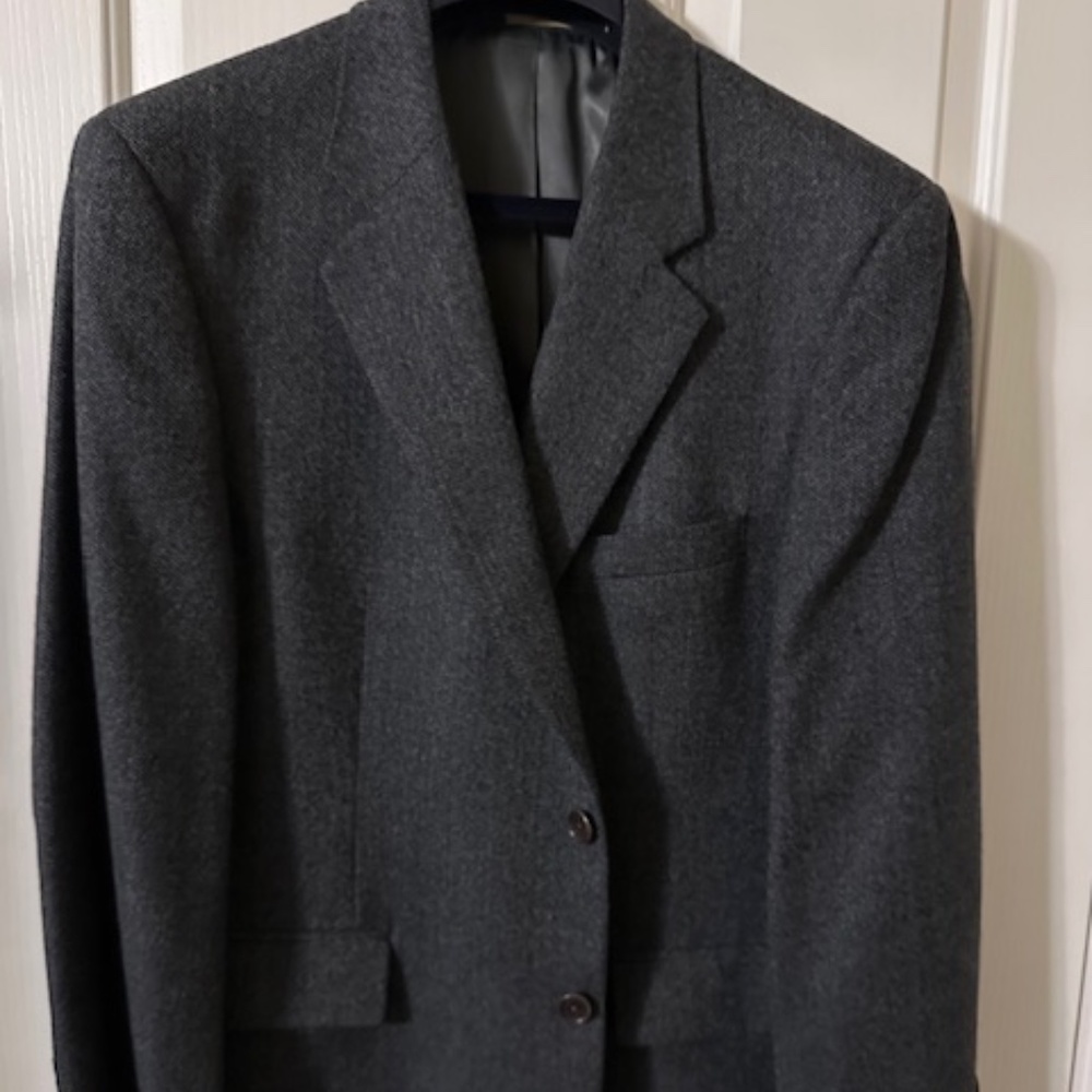 mean's grey wool sportcoat